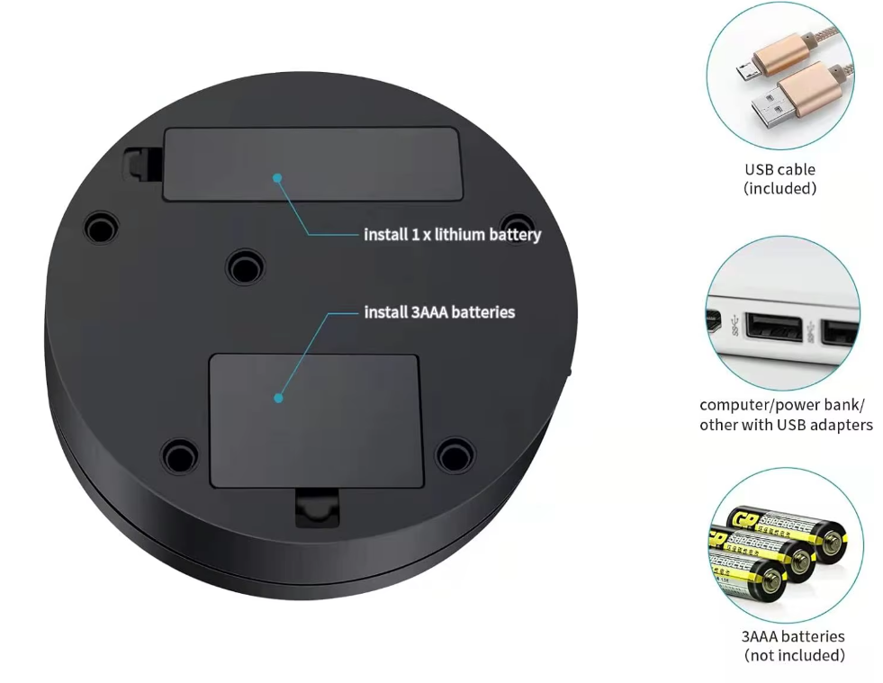 Présentoir rotatif électrique