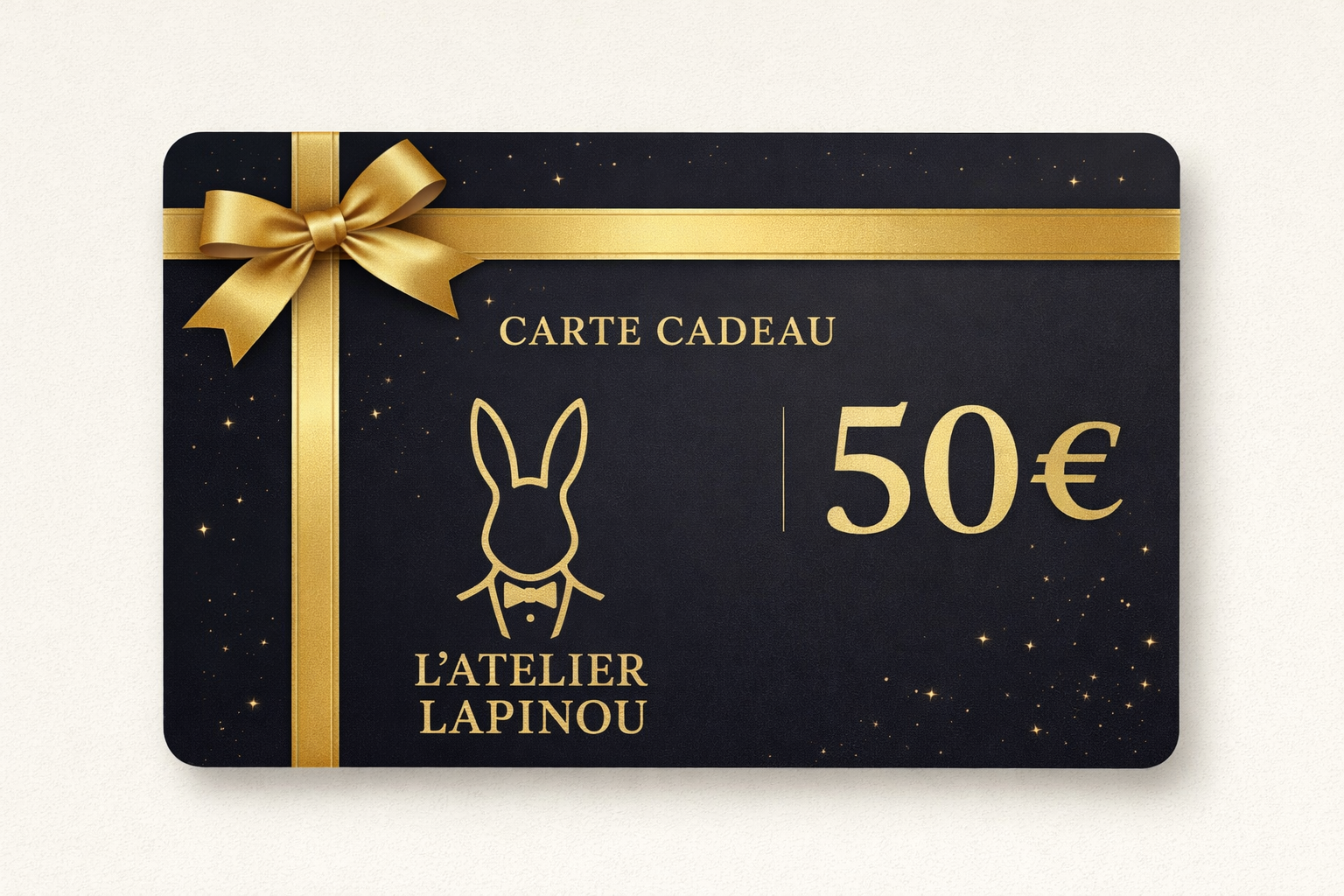 Carte cadeau L'atelier lapinou – impression 3D – Belgique